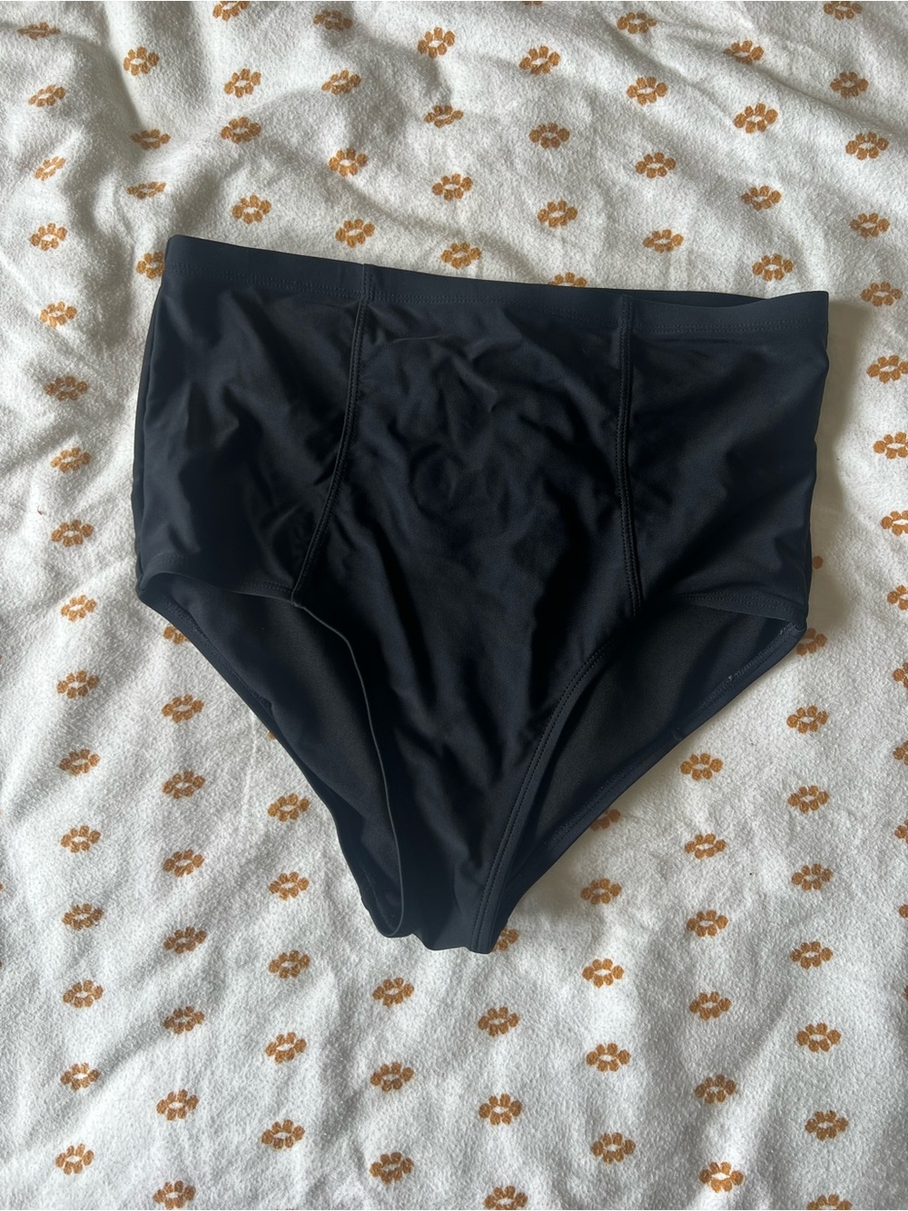 Old Navy Black High-Waist Swim Briefs